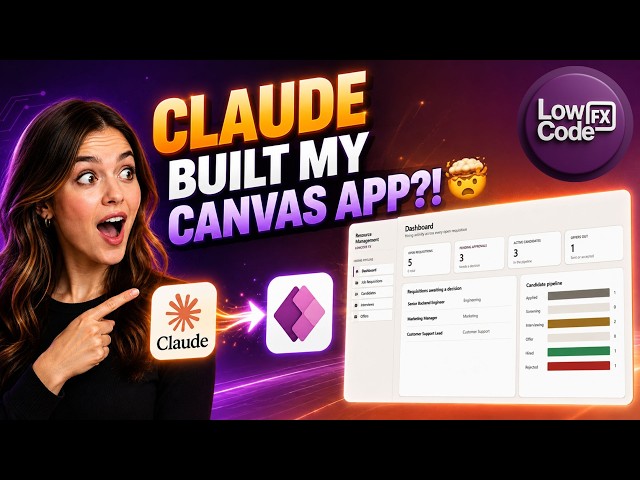 Claude Built My Canvas App?! 🤯 | Power Apps + Claude AI #claude