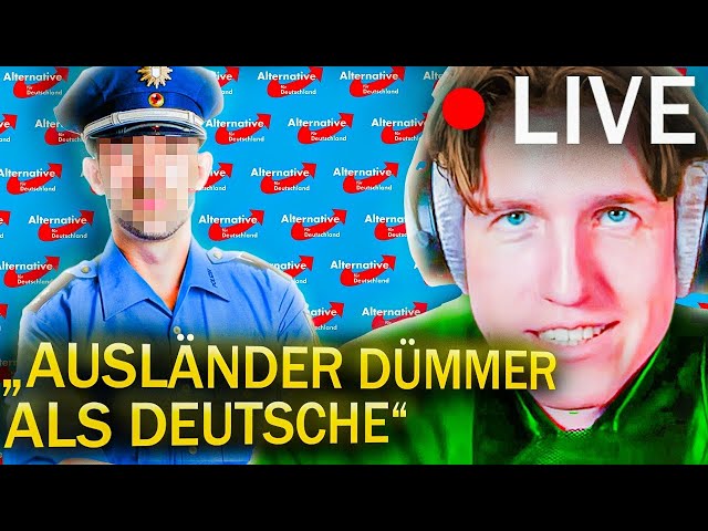 DISCUSSION with AfD member & ex-POLICE OFFICER escalates....😵