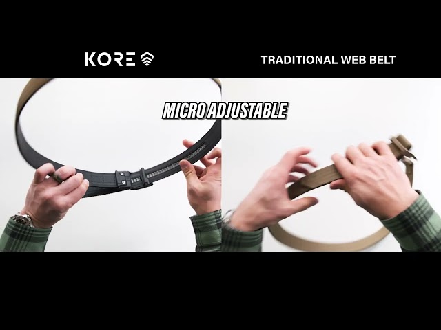 Kore Tactical Belts VS Other Tactical Belts