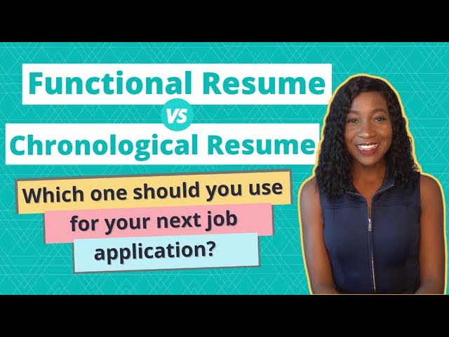 Functional Resume vs Chronological Resume - Which Is Best For You??