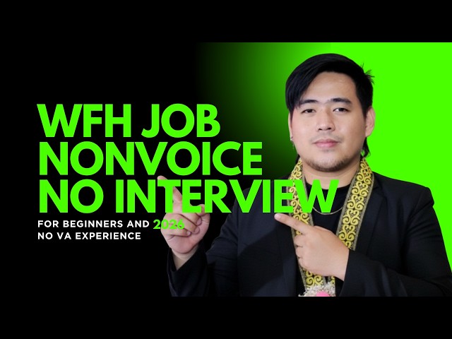 WFH HIRING 2026 - NO INTERVIEW | CHAT ONLY | FOR  NO EXPERIENCE | HOME BASED JOBS NI KUYA RENEBOY