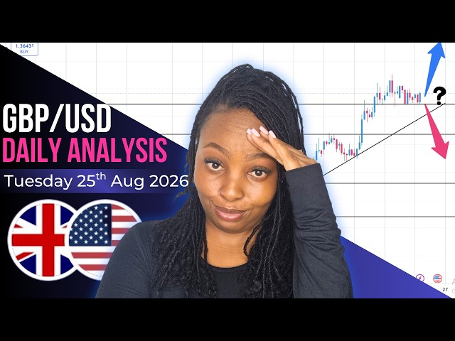 GBPUSD Forex Analysis TODAY - Tuesday 25th August 2026