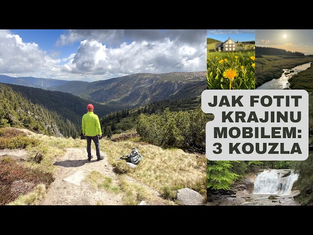 Jak fotit krajinu mobilem - 3 kouzla s kompozicí (ukázky, příklady, návody)