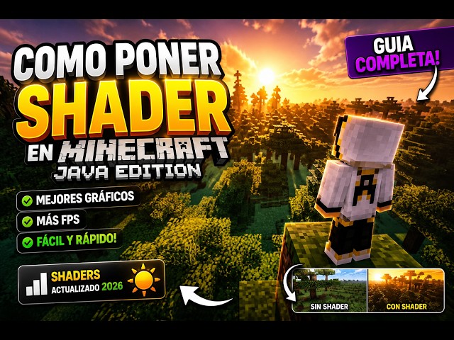 🔥 How to Install SHADERS in Minecraft Java (It Looks INCREDIBLE) 2026#Minecraft #MinecraftJava #s...
