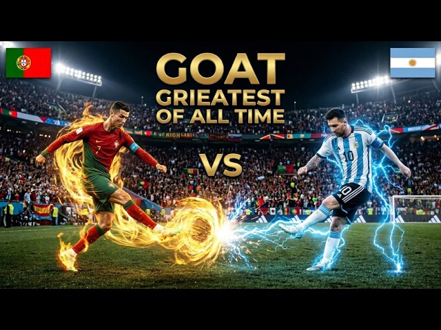 Ronaldo vs Messi: Born To Be GOAT 👑🔥 Nature Decided This! #football #shorts