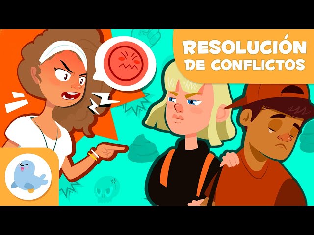 RESOLUCIÓN DE CONFLICTOS para niños 🤝 Asertivo 😡 Agresivo 😞 Pasivo 😒 Pasivo-agresivo