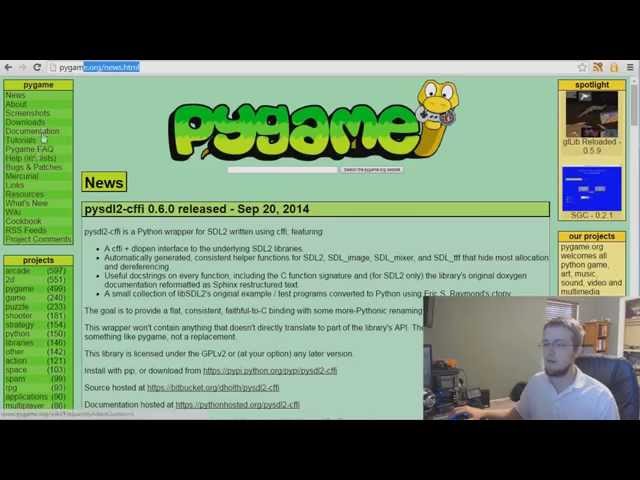 Pygame (Python Game Development) Tutorial - 1 - Introduction
