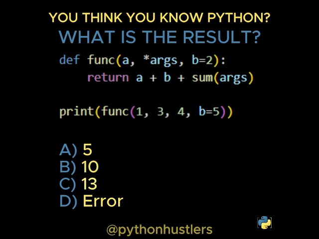 Think you understand Python's *args and keyword arguments? #pythonforbeginners