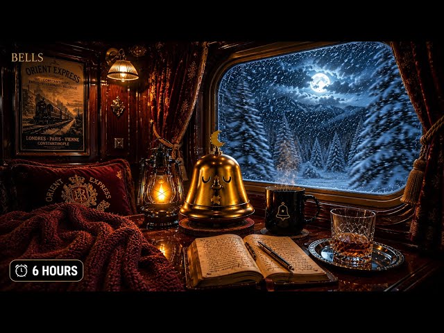 Orient Express | Snowstorm Through the Mountains | 6 Hours Deep Sleep
