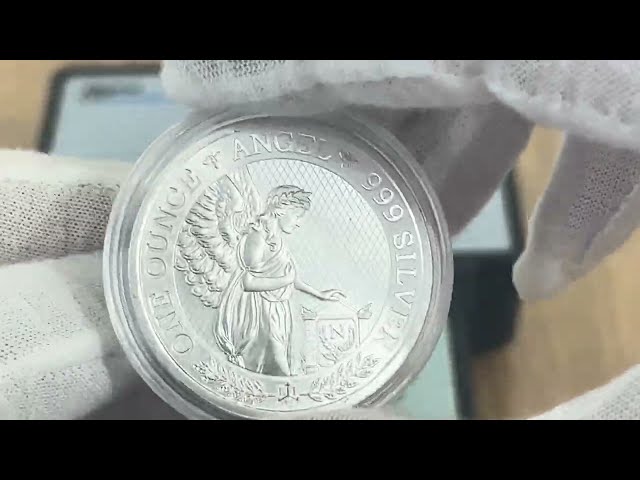 2021 Saint Helena 1 oz, 1st  in the   Napoleon Angel  £1, .999 fine silver coin BU