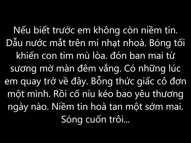 Tan trong hư vô - P.A, Lil' Knight ft. Eddy Việt (Lyrics)