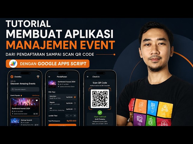 Build an Event Management App + Automatic QR with Google Apps Script & Blogger