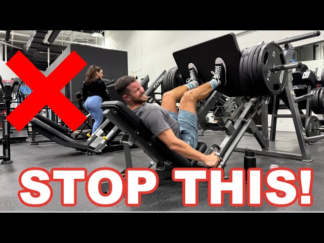 How to PROPERLY Leg Press (FIX YOUR FORM NOW)