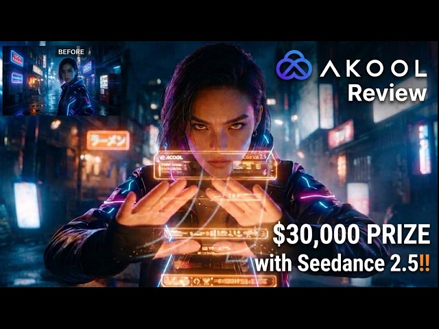 AKOOL + Seedance: MASTER Cinematic AI videos [300l USD Contest!]