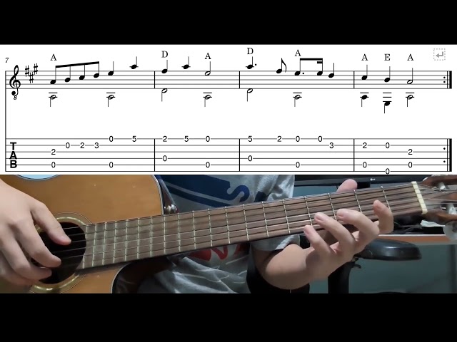 I'm A Little Teapot - Easy Fingerstyle Guitar Playthrough Tutorial Lesson With Tabs