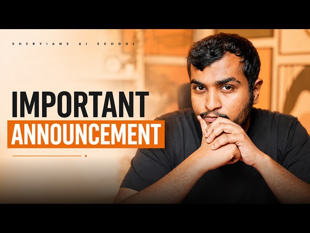 Important Announcement | Sheryians AI School