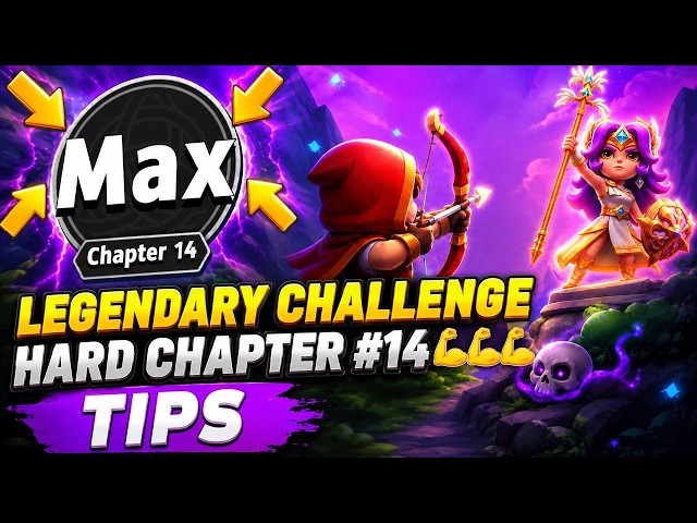 ARCHERO: EAZY CHAPTER #14 LEGENDARY CHALLENGE! TIPS 💪💪💪