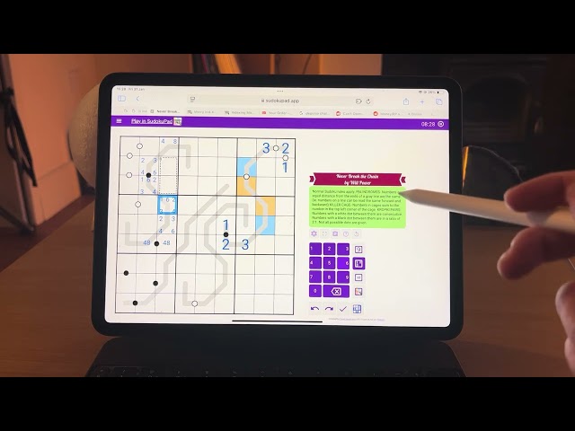 ASMR solving a sudoku puzzle 🧩