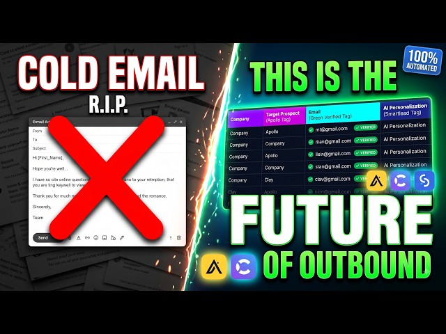 Cold Email Is Dead. Do This Instead (Clay + Apollo + Smartlead)