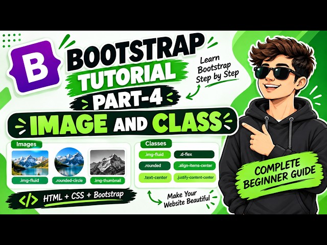 Bootstrap Tutorial Part-4 | Image Classes in Bootstrap | Complete Beginner Guide
