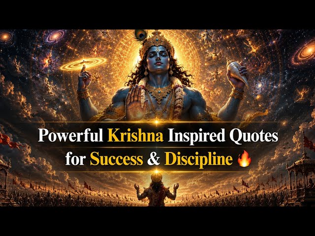 Krishna-Inspired Wisdom for Success & Inner Strength ✨🙏#motivation #krishna 