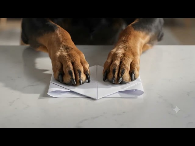 Bruni Makes a Paper Airplane ✈️🐶 | Easy Paper Craft Tutorial
