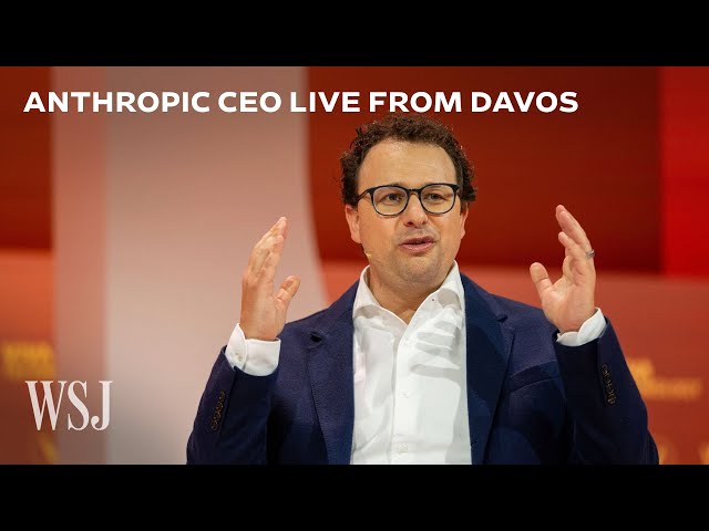 Watch: Anthropic CEO Dario Amodei From World Economic Forum | WSJ