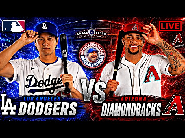 ⚾ Los Angeles Dodgers vs Arizona Diamondbacks LIVE Stream Watch Party | MLB Play-By-Play & Reactions