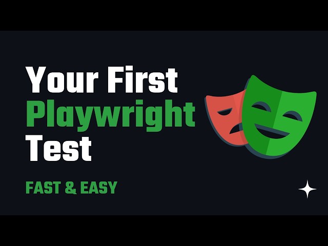 Playwright Tutorial for Beginners: Write Your First Test (JavaScript/TypeScript)