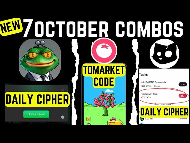 frog farm | cats airdrop | tomarket combo | 7 october combo code  | #live #livestream #livefeeds