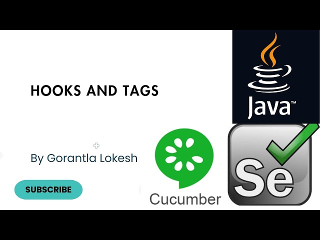 Selenium Java Tutorial 42: Hooks and Tags in Java Selenium Cucumber TestNG #hook #tags