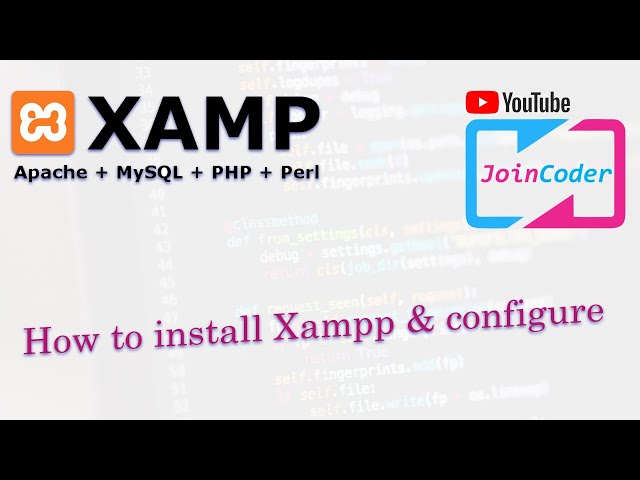 How to install Xampp and configure 2021
