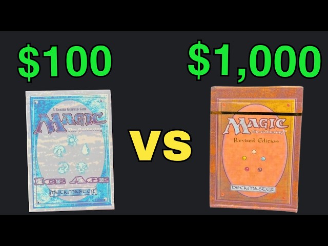 $100 vs $1000 MTG Starter Deck