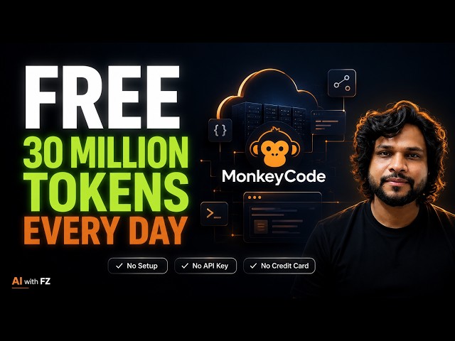 MonkeyCode Is FREE?! 30 MILLION AI Tokens Every Day for AI Coding (No Setup)