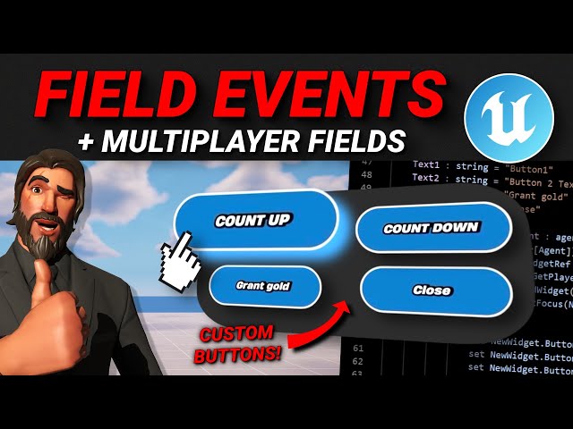 Creating VERSE FIELD EVENTS + Multiplayer Fields for HUDs in Fortnite Creative/UEFN! (Full Tutorial)