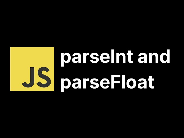 JavaScript parseInt() & parseFloat() Explained | JavaScript Course 🔥