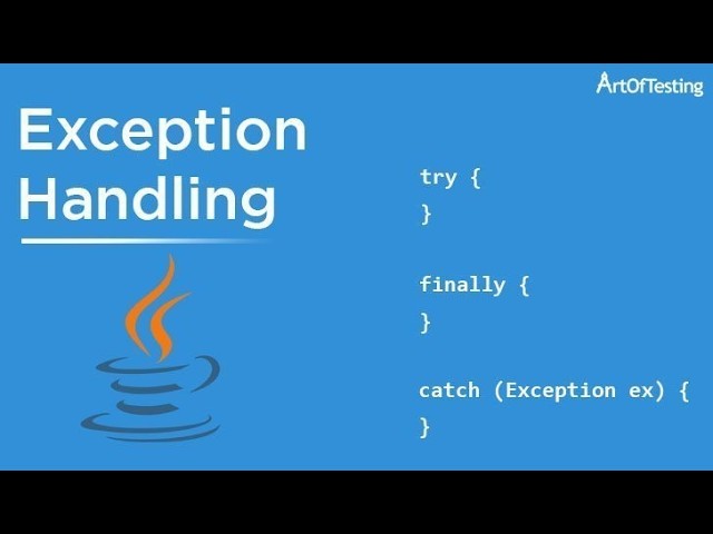 exception handling in java...