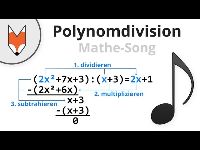 Polynomdivision (Mathe-Song)