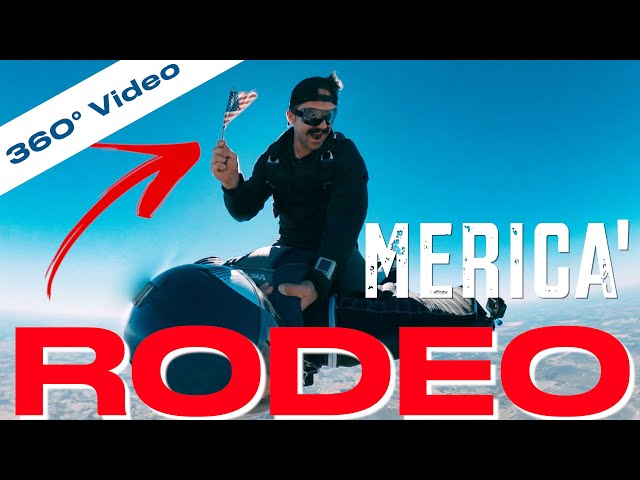 360º/VR Video | Wingsuit Rodeo with a flag 😎