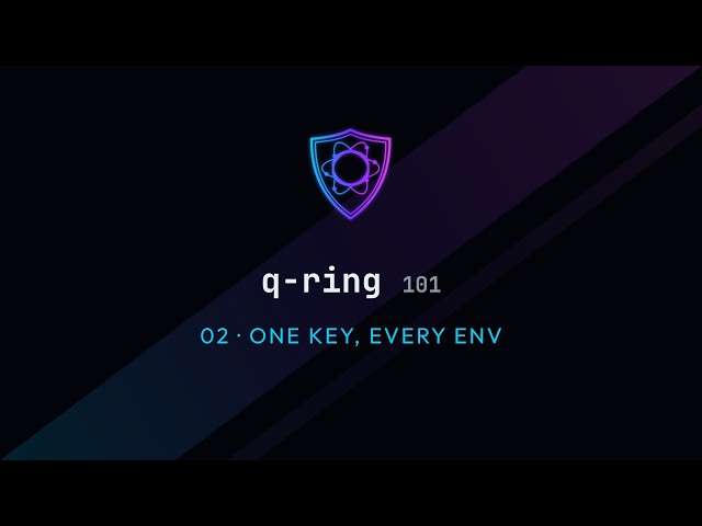 q-ring 101 — one key, every environment (qring inspect)