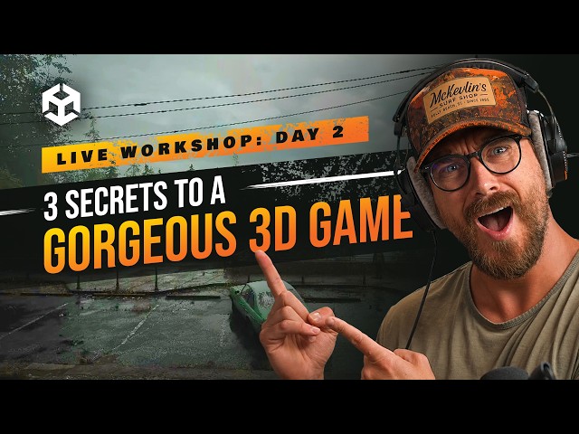 Live Workshop: 3 Secrets To A Gorgeous 3D Game (Easy, No Modeling, Bonus Q&A)