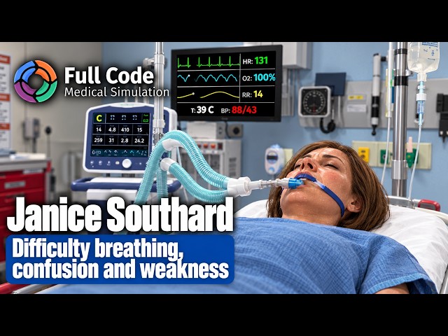 Full Code Medical Simulation #EM-6 🏥 - Difficulty breathing, confusion and weakness