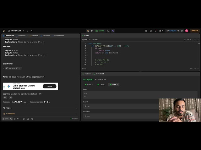DSA Night Grind 🚀 Day 56 | Bit Manipulation in Python | Crack Coding Interviews LIVE 🔴 11 PM