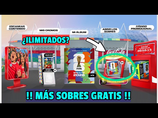 UNLIMITED PACKS? DO THIS TO GET MORE FREE PACKS in your PANINI WORLD CUP 2026 VIRTUAL ALBUM