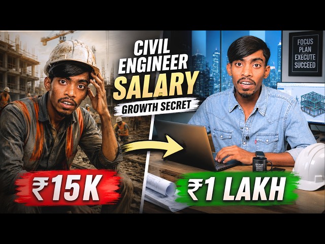 Grow from 15K to 1 Lakh Per Month as a Civil Engineer