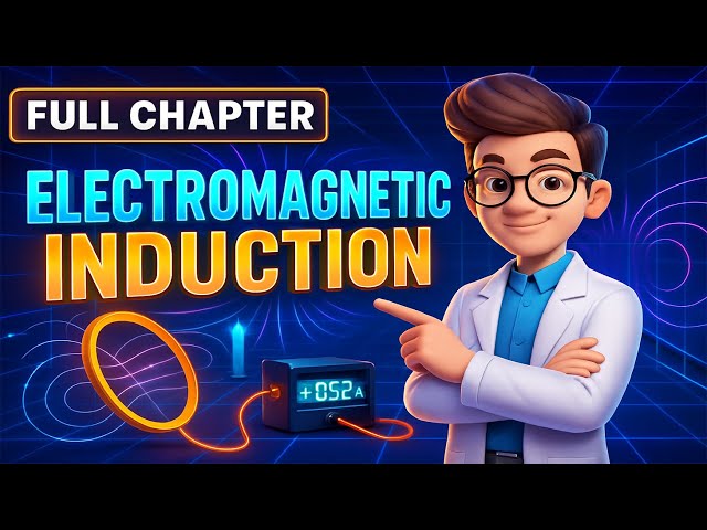Electromagnetic Induction  || 3D animated || class 12th full chapter || Physics chapter 6