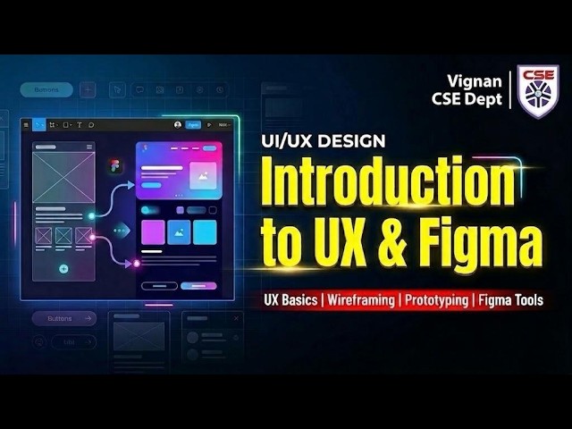 Introduction to UI/UX & Figma | Beginner Guide | Vignan CSE Dept.