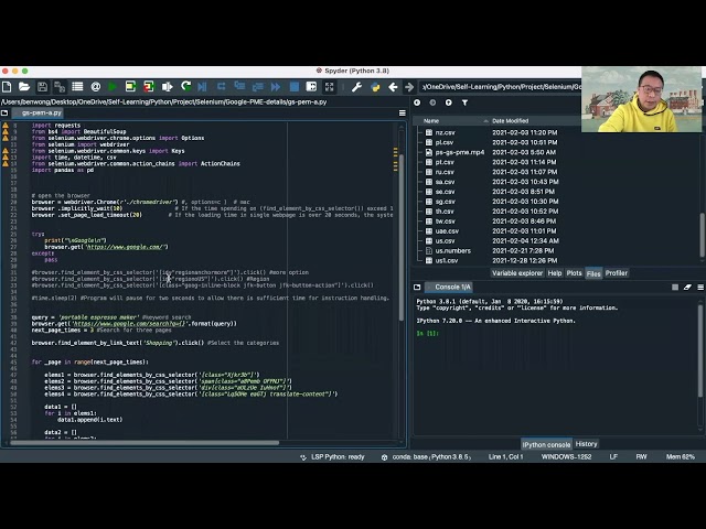 CS50-FinalProject - Product marketing by Python Selenium
