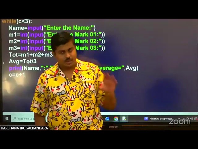 ICT | PYTHON | පරිගණක ක්‍රමලේඛනය | TUTE