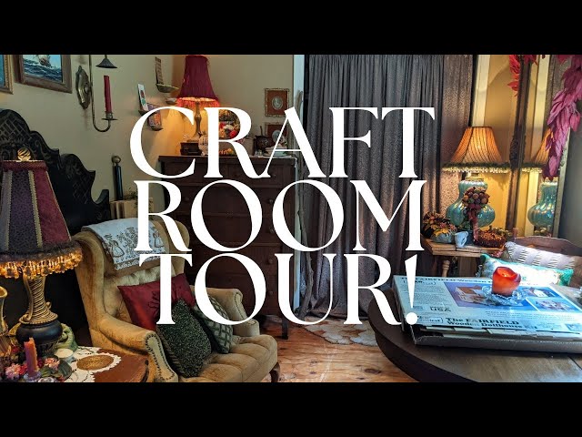 CRAFT ROOM TOUR 2026! 🎨🧶💐